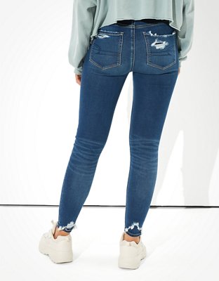 Женские джинсы American Eagle AE Ne(x)t Level Patched High-Waisted Jegging — фото 2
