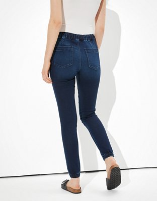 ae high waisted denim jogger