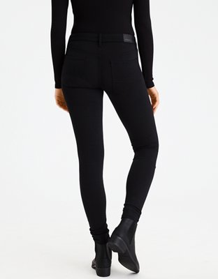 ae black skinny jeans