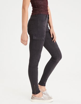 Женские джинсы American Eagle AE Denim X High-Waisted Jegging — фото 4