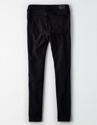 black jeans with holes women's