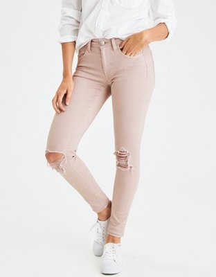 light pink jeggings