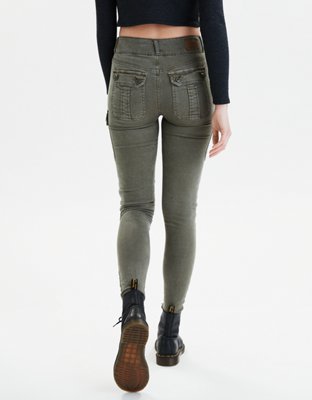 Женские джинсы American Eagle AE Super High-Waisted Cargo Jegging — фото 2