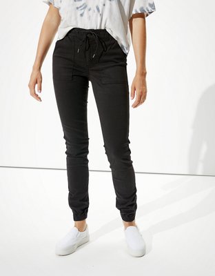 american eagle black jeggings