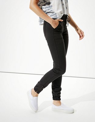 ae high waisted denim jogger