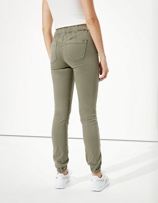 ae high waisted denim jogger