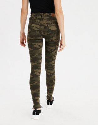 Женские джинсы American Eagle AE Ne(x)t Level High-Waisted Camo Jegging — фото 2