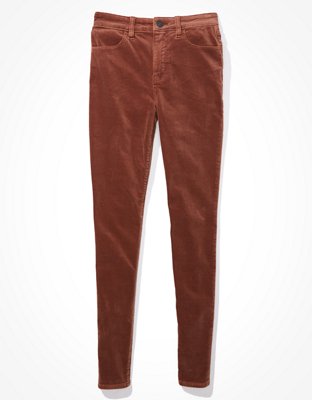 Женские джинсы American Eagle AE High-Waisted Corduroy Jegging — фото 3