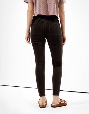 Женские джинсы American Eagle AE Super High-Waisted Corduroy Jegging — фото 2