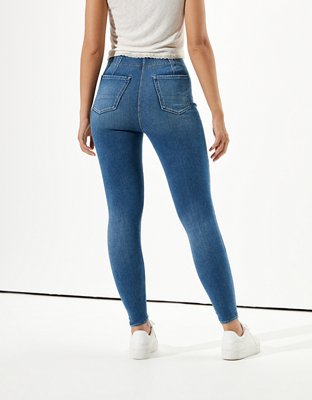 Женские джинсы American Eagle AE Dream Super High-Waisted Legging — фото 2