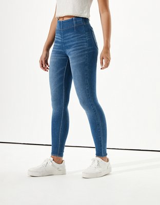 Женские джинсы American Eagle AE Dream Super High-Waisted Legging — фото 4