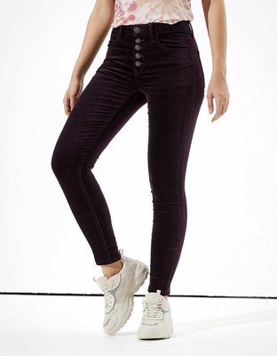 AE High-Waisted Velvet Jegging