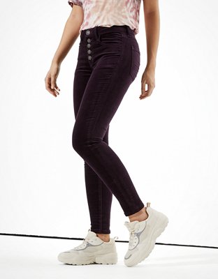 Женские джинсы American Eagle AE High-Waisted Velvet Jegging — фото 4