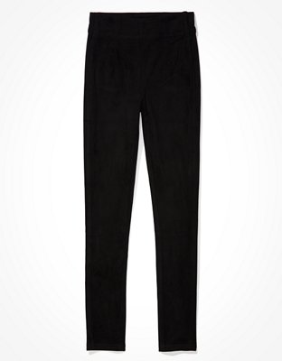 Женские брюки American Eagle AE Super High-Waisted Faux Suede Legging — фото 3