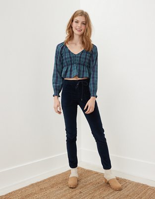 AE Corduroy High-Waisted Jegging Jogger