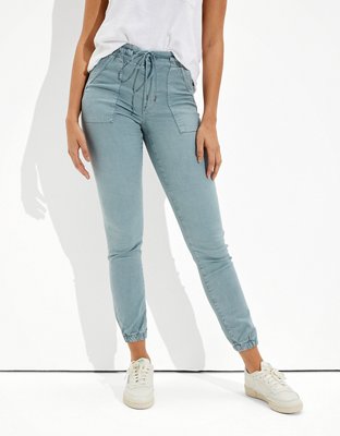 ae high waisted denim jogger
