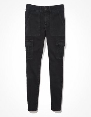 Женские джинсы American Eagle AE Next Level Low-Rise Cargo Jegging — фото 3