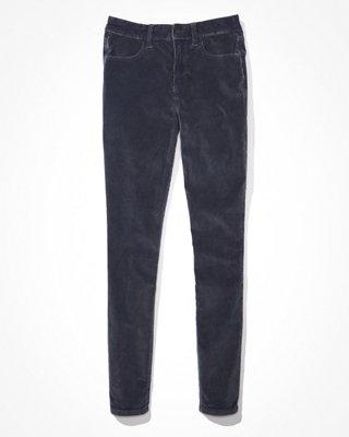 Женские джинсы American Eagle AE Stretch Corduroy High-Waisted Jegging — фото 3