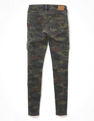 AE Ne(x)t Level Low-Rise Cargo Camo Jegging