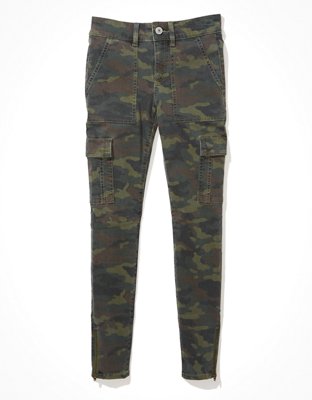 Женские джинсы American Eagle AE Ne(x)t Level Low-Rise Cargo Camo Jegging — фото 3