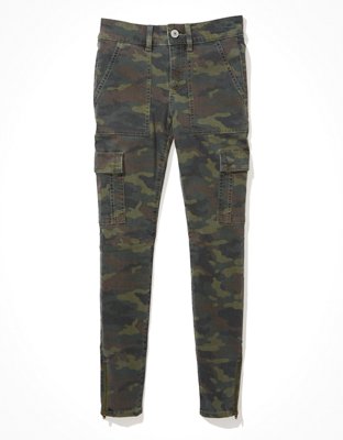 American Eagle Camo Hi Rise Jegging Pants NWT- Size 0 (Inseam 26”)