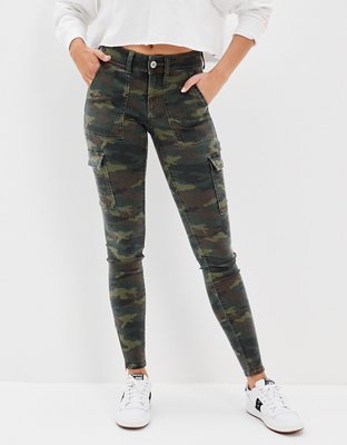 AE Ne(x)t Level Low-Rise Jegging cargo camuflado