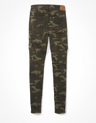 AE Ne(x)t Level Low-Rise Cargo Camo Jegging