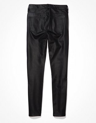 AE Stretch Vegan Leather High-Waisted Jegging
