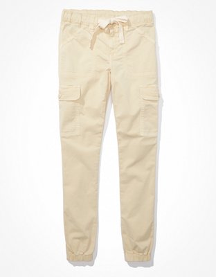 AE Stretch High-Waisted Shine Straight Pant