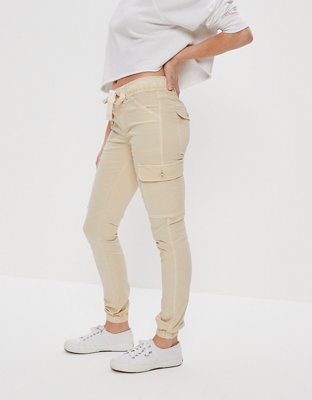 AE Stretch High-Waisted Cargo Jegging Jogger