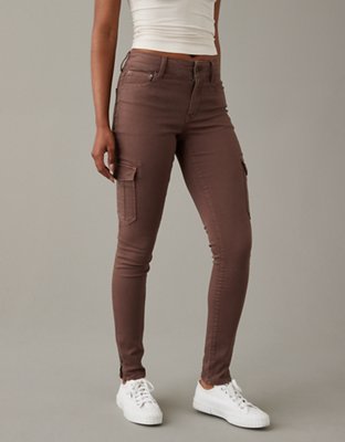Женские джинсы American Eagle AE Next Level High-Waisted Cargo Jegging — фото 5