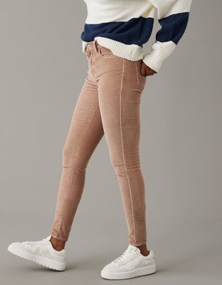 Женские джинсы American Eagle AE Stretch High-Waisted Corduroy Jegging — фото 4
