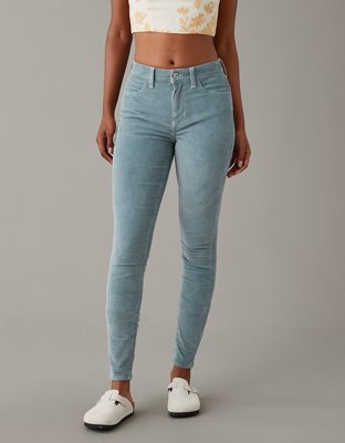 AE Stretch High-Waisted Corduroy Jegging  High waist jeggings, Jeggings, American  eagle outfitters jeans