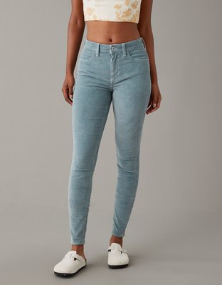 Buy American Eagle Outfitters Corduroy High-Waisted Jegging Jogger