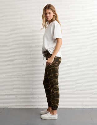 AE Camo Stretch High-Waisted Jegging Jogger