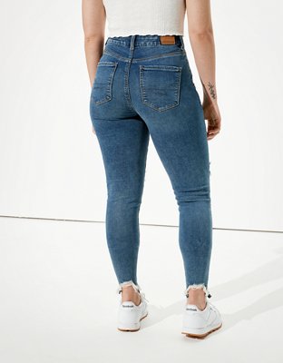Женские джинсы American Eagle AE Ne(x)t Level Patched Curvy High-Waisted Jegging — фото 2