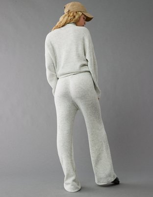 AE High-Waisted Wide-Leg Sweater Pant