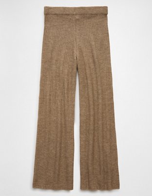 AE High-Waisted Wide-Leg Sweater Pant