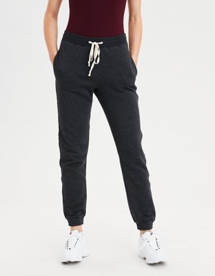 american eagle fleece jogger shorts
