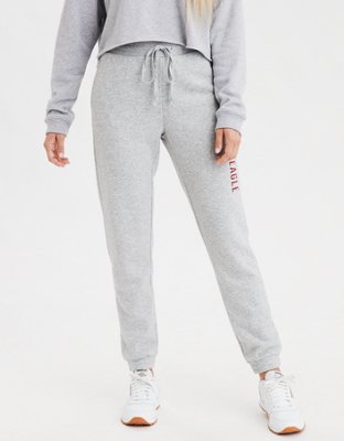 ae gridback fleece jogger