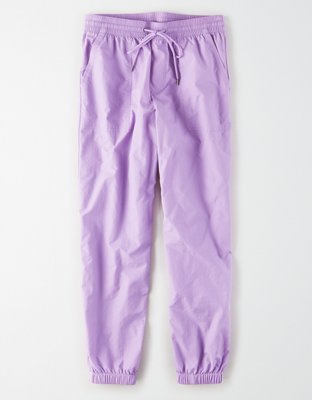 AE High-Waisted Nylon Windbreaker Pant