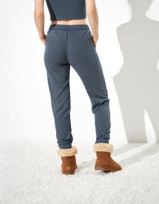 high waisted fleece joggers