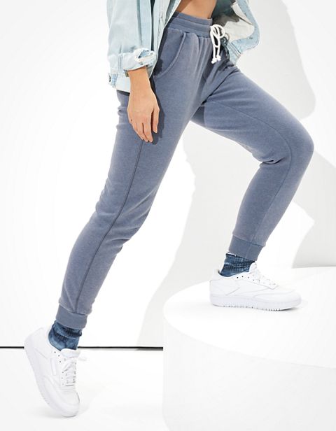 Женские брюки American Eagle AE Forever Fleece Slim Boyfriend Jogger