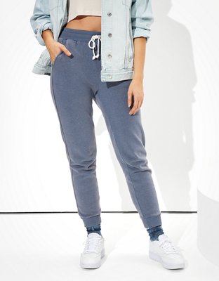 Женские брюки American Eagle AE Forever Fleece Slim Boyfriend Jogger — фото 4
