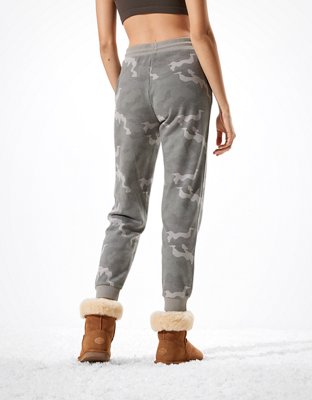 ae forever fleece slim boyfriend jogger