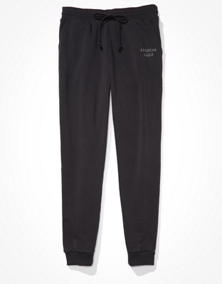 ae forever fleece slim boyfriend jogger