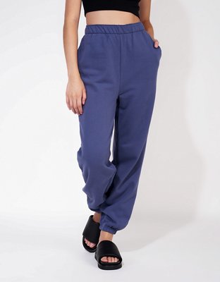 ★fa.er.ie★fluffy easy jogger pants (blue)正規品/韓国送料込 AE Fleece Boyfriend Jogger