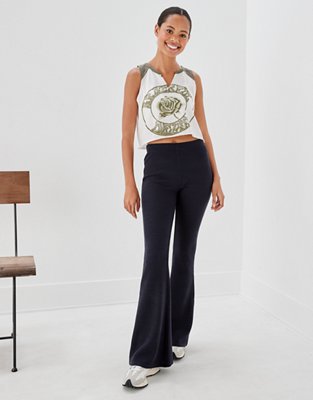 AE Super High-Waisted Sweater Flare Pant