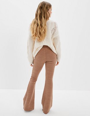 AE Super High-Waisted Sweater Flare Pant
