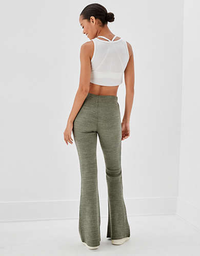 AE Super High-Waisted Sweater Flare Pant